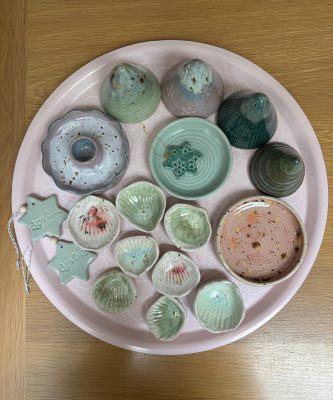 Christmas gift pottery